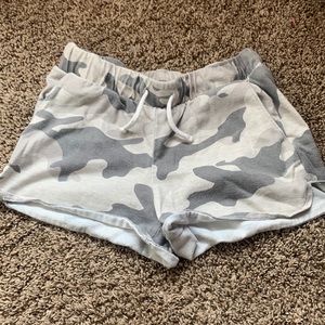 Camo short shorts